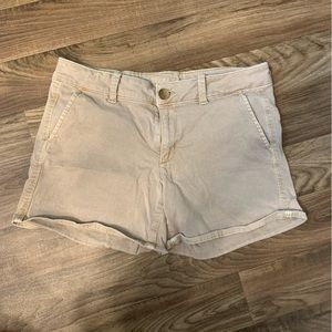 Super Stretch MIDI American Eagle Outfitters Light Brown Shorts Size 12 EUC